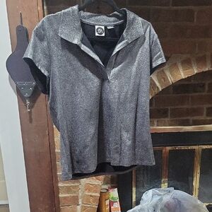 SFA Metallic Silver Top